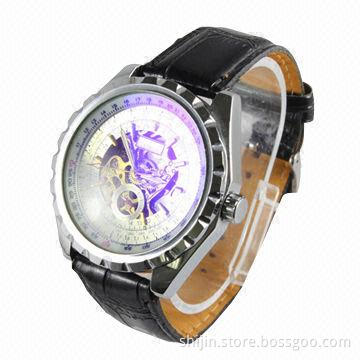 Mechanical Quartz Watch with Japan Movement, Customized, OEM, China Manufacturer